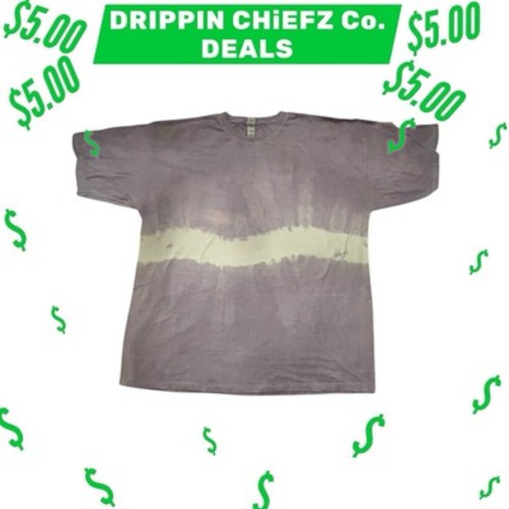 🔥DRIPPIN CHiEFZ $5 DEALZ🔥 Vintage Purple & White Tie Dye Tee Men’s Size [2XL]